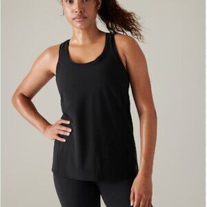Athleta Black Chi Workout Top Size XS
